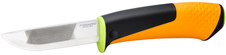 Nóż o dużej wytrzymałości Fiskars z ostrzałką (1023619/156018) - obraz 2