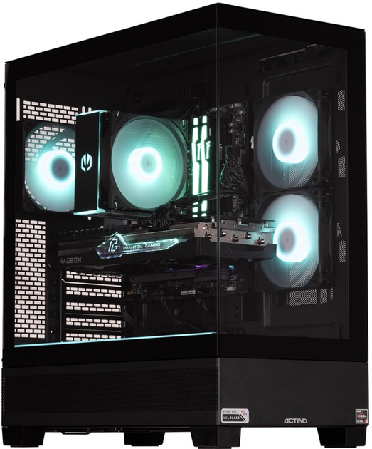 Komputer Actina View 7600X3D/32GB/1TB/RX9070/750W (KOMACNGIP0320) - obraz 1