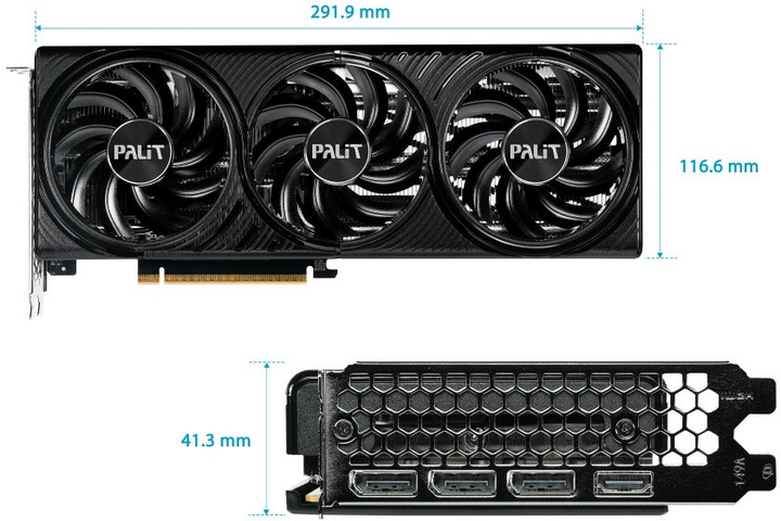 Відеокарта Palit PCI-Ex GeForce RTX 5060 Infinity 3 OC 8GB GDDR7 (128bit) (2580/28000) (HDMI, 3 x DisplayPort) (NE75060T19P1-GB2063S) - зображення 10