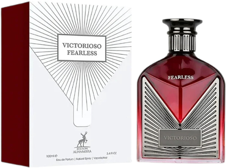 Парфумована вода для чоловіків Maison Alhambra Victorioso Fearless 100 мл (6290362340591) - зображення 2