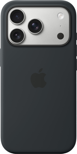 Панель Apple Silicone Case with MagSafe для Apple iPhone 17 Pro Black (195950664010) - зображення 1