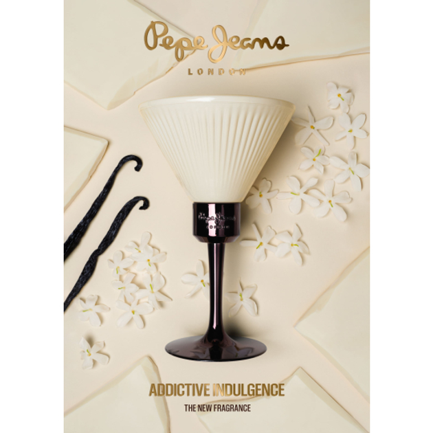 Zestaw kosmetyków Pepe Jeans Cofanetto Regalo Her Addictive Woda perfumowana 30 ml + Krem do ciała 50 ml + Żel pod prysznic 50 ml (8436611104608) - obraz 2