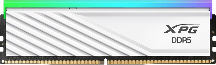 Pamięć RAM ADATA DDR5-6400 16384MB PC5-51200 XPG Lancer Blade RGB White (AX5U6400C3216G-SLABRWH) - obraz 1
