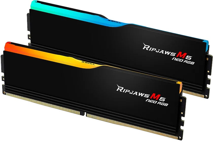 Pamięć RAM G.Skill DDR5-6000 49152MB PC5-48000 (Kit of 2x24576) Ripjaws M5 Neo RGB Black (4713294238016) - obraz 2