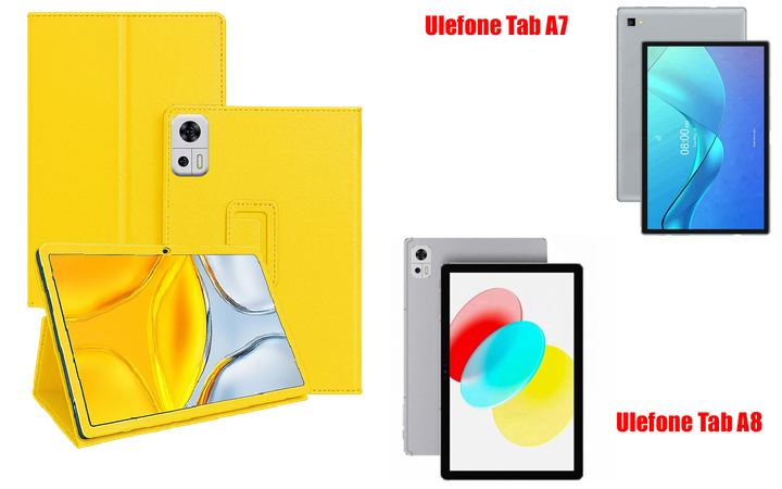 Чехол-подставка CRAYTON для Ulefone Tab A7, Tab A8 – стиль, защита и ручная сборка, цвет Жёлтый - Фото 1 Чехол-подставка CRAYTON для Ulefone Tab A7, Tab A8 – стиль, защита и ручная сборка, цвет Жёлтый - изображение 1