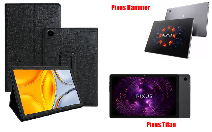 Чохол-підставка CRAYTON для Pixus Hammer, Pixus Titan – стиль, захист і ручна збірка, колір Крокодил - Фото 1 Чохол-підставка CRAYTON для Pixus Hammer, Pixus Titan – стиль, захист і ручна збірка, колір Крокодил - зображення 1