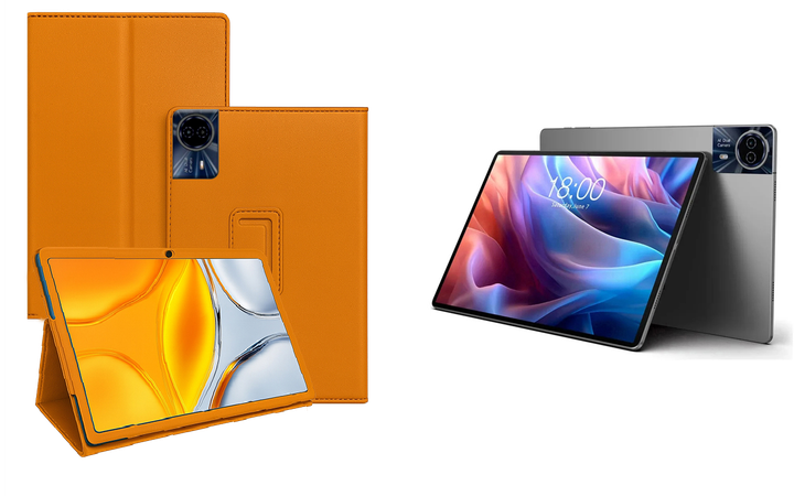 Чехол-подставка CRAYTON для Teclast T65 Max – стиль, защита и ручная сборка, цвет Оранжевый - Фото 1 Чехол-подставка CRAYTON для Teclast T65 Max – стиль, защита и ручная сборка, цвет Оранжевый - изображение 1