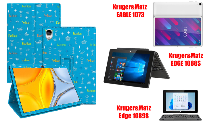 Чехол-подставка CRAYTON для Kruger&Matz EAGLE 1073, EDGE 1088S, Edge 1089S – стиль, защита и ручная сборка, цвет Фэшн синий - Фото 1 Чехол-подставка CRAYTON для Kruger&Matz EAGLE 1073, EDGE 1088S, Edge 1089S – стиль, защита и ручная сборка, цвет Фэшн синий - изображение 1