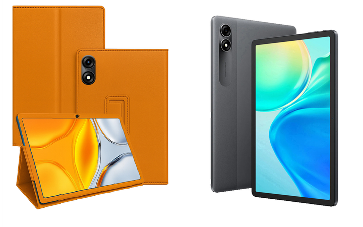 Чехол-подставка CRAYTON для Blackview Tab 90 – стиль, защита и ручная сборка, цвет Оранжевый - Фото 1 Чехол-подставка CRAYTON для Blackview Tab 90 – стиль, защита и ручная сборка, цвет Оранжевый - изображение 1