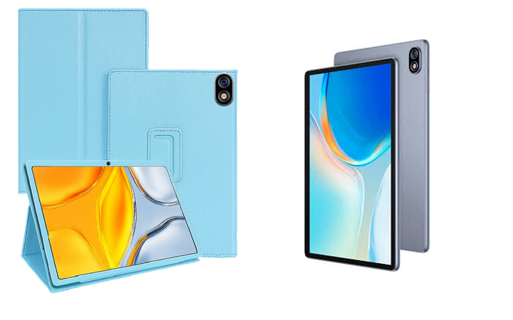 Чехол-подставка CRAYTON для Ulefone Tab W10 – стиль, защита и ручная сборка, цвет Голубой - Фото 1 Чехол-подставка CRAYTON для Ulefone Tab W10 – стиль, защита и ручная сборка, цвет Голубой - изображение 1