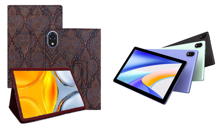 Чехол-подставка CRAYTON для DOOGEE Tab U10, U10 Pro – стиль, защита и ручная сборка, цвет Пестрый - Фото 1 Чехол-подставка CRAYTON для DOOGEE Tab U10, U10 Pro – стиль, защита и ручная сборка, цвет Пестрый - изображение 1