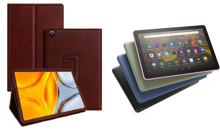Чохол-підставка CRAYTON для Amazon Fire HD 10 (11th gen. 2021) – стиль, захист і ручна збірка, колір Карміновий - Фото 1 Чохол-підставка CRAYTON для Amazon Fire HD 10 (11th gen. 2021) – стиль, захист і ручна збірка, колір Карміновий - зображення 1