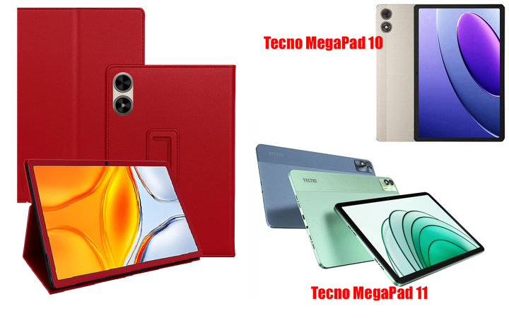 Чехол-подставка CRAYTON для Tecno MegaPad 10, MegaPad 11 – стиль, защита и ручная сборка, цвет Красный - Фото 1 Чехол-подставка CRAYTON для Tecno MegaPad 10, MegaPad 11 – стиль, защита и ручная сборка, цвет Красный - изображение 1