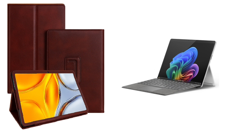 Чехол-подставка CRAYTON для Microsoft Surface 11 pro Copilot+ – стиль, защита и ручная сборка, цвет Карминовый - Фото 1 Чехол-подставка CRAYTON для Microsoft Surface 11 pro Copilot+ – стиль, защита и ручная сборка, цвет Карминовый - изображение 1
