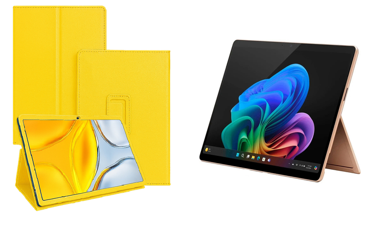 Чехол-подставка CRAYTON для Microsoft Surface Pro 10, Pro 11, Pro 11 X Elite – стиль, защита и ручная сборка, цвет Жёлтый - Фото 1 Чехол-подставка CRAYTON для Microsoft Surface Pro 10, Pro 11, Pro 11 X Elite – стиль, защита и ручная сборка, цвет Жёлтый - изображение 1