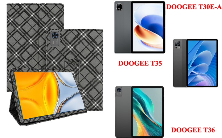 Чехол-подставка CRAYTON для DOOGEE T30E-A, T35, T36 – стиль, защита и ручная сборка, цвет Клетка - Фото 1 Чехол-подставка CRAYTON для DOOGEE T30E-A, T35, T36 – стиль, защита и ручная сборка, цвет Клетка - изображение 1