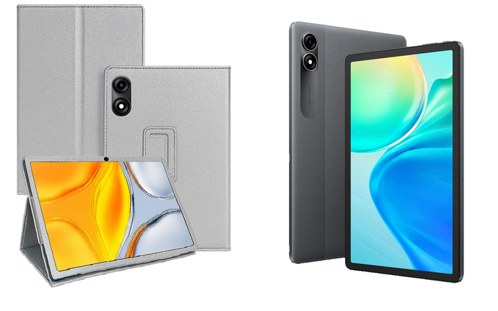 Чехол-подставка CRAYTON для Blackview Tab 90 – стиль, защита и ручная сборка, цвет Серебро - Фото 1 Чехол-подставка CRAYTON для Blackview Tab 90 – стиль, защита и ручная сборка, цвет Серебро - изображение 1
