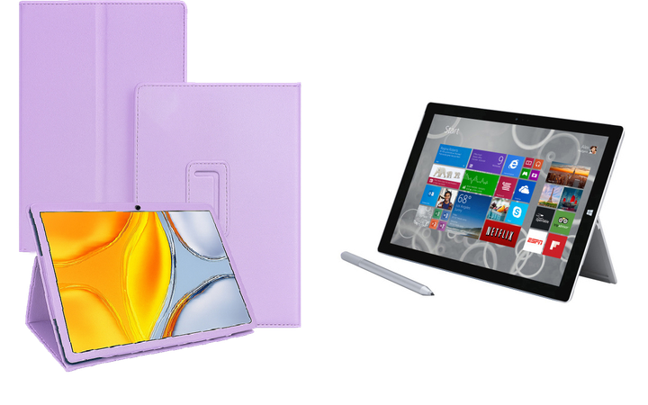 Чехол-подставка CRAYTON для Microsoft Surface Pro 2, Pro 3, Pro 4 – стиль, защита и ручная сборка, цвет Фиолетовый - Фото 1 Чехол-подставка CRAYTON для Microsoft Surface Pro 2, Pro 3, Pro 4 – стиль, защита и ручная сборка, цвет Фиолетовый - изображение 1