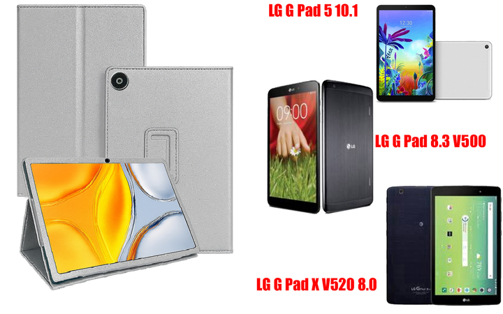 Чохол-підставка CRAYTON для LG G Pad 5 10.1, Pad 8.3, Pad X 8.0 – стиль, захист і ручна збірка, колір Срібло - Фото 1 Чохол-підставка CRAYTON для LG G Pad 5 10.1, Pad 8.3, Pad X 8.0 – стиль, захист і ручна збірка, колір Срібло - зображення 1