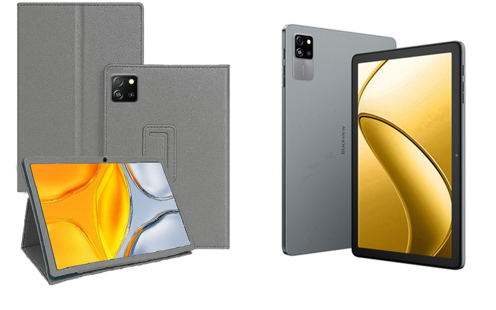 Чехол-подставка CRAYTON для Blackview Tab 60, Tab 60 Pro – стиль, защита и ручная сборка, цвет Серый тм - Фото 1 Чехол-подставка CRAYTON для Blackview Tab 60, Tab 60 Pro – стиль, защита и ручная сборка, цвет Серый тм - изображение 1