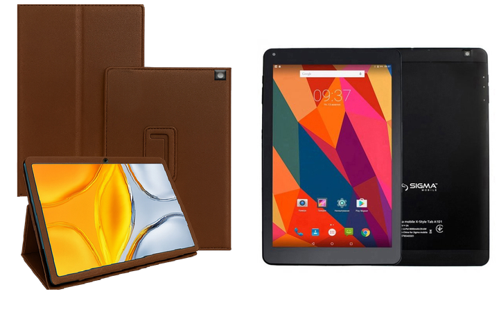 Чехол-подставка CRAYTON для Sigma mobile Tab A102, A103, A104 – стиль, защита и ручная сборка, цвет Коричневый св - Фото 1 Чехол-подставка CRAYTON для Sigma mobile Tab A102, A103, A104 – стиль, защита и ручная сборка, цвет Коричневый св - изображение 1