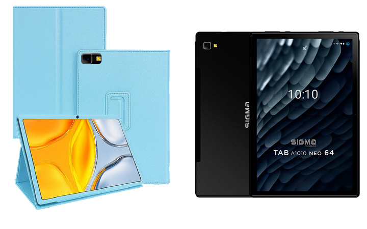 Чехол-подставка CRAYTON для Sigma mobile Tab A1010 4G, Tab A1010 Neo – стиль, защита и ручная сборка, цвет Голубой - Фото 1 Чехол-подставка CRAYTON для Sigma mobile Tab A1010 4G, Tab A1010 Neo – стиль, защита и ручная сборка, цвет Голубой - изображение 1