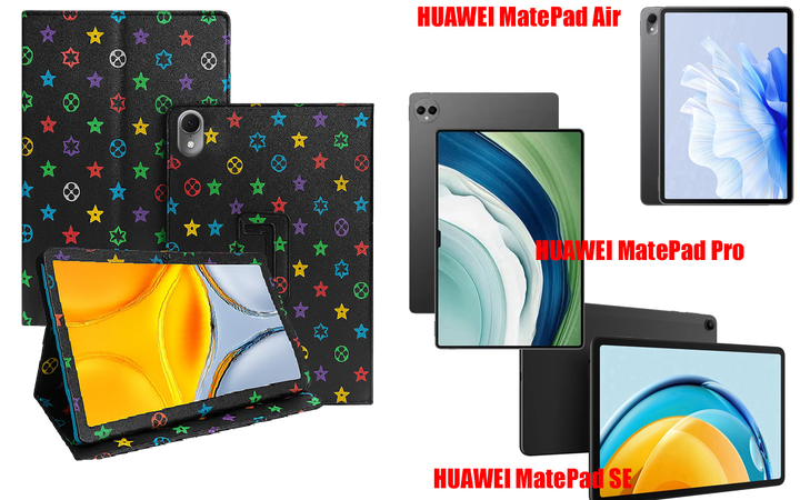 Чохол-підставка CRAYTON для HUAWEI MatePad Air, Pro, SE – стиль, захист і ручна збірка, колір Луі чорний - Фото 1 Чохол-підставка CRAYTON для HUAWEI MatePad Air, Pro, SE – стиль, захист і ручна збірка, колір Луі чорний - зображення 1