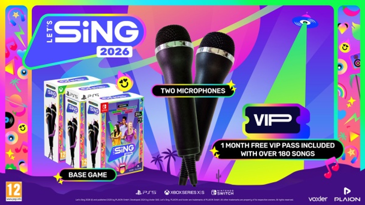 Gra Nintendo Switch Let's Sing 2026 + 2 mikrofony (Kartridż) (4020628555252) - obraz 2
