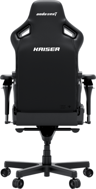 Fotel gamingowy Anda Seat Kaiser 4 V2 Size XL Black Fabric (AD12YDDC-XLL-20-B-CF-03) - obraz 4