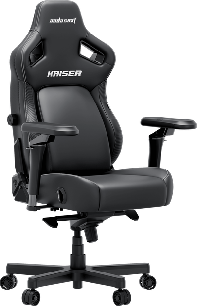 Fotel gamingowy Anda Seat Kaiser 4 V2 Size XL Black PVC (AD12YDDC-XLL-20-B-PV/C-03) - obraz 2