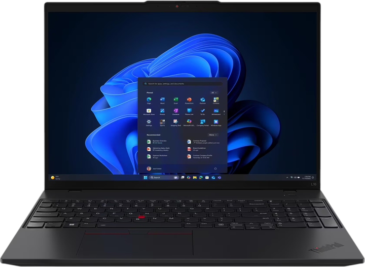 Laptop Lenovo ThinkPad L16 G2 (21SA0039MH) Black - obraz 1