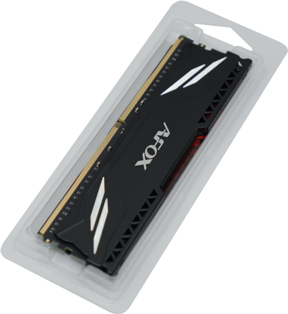Pamięć RAM AFOX DDR4-3200 16384MB PC4-25600 Gaming Black (AFLD416PH1CAB) - obraz 4
