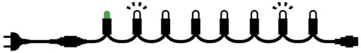 Гірлянда Sirius Tech-Line Flash Start set 45 LED 4.5 м (5707310457061) - зображення 4