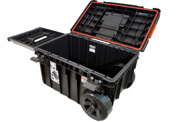 Ящик для інструментів Qbrick System ONE Trolley Vario на колесах 605 x 405 x 345 мм SKRWQONETVCZAPG001 (5901238256830) - зображення 2