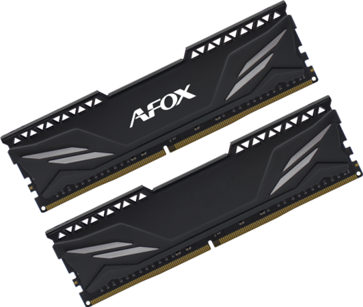 Оперативна память AFOX DDR4-3200 65536MB PC4-25600 (Kit of 2x32768) Gaming Black (AFLD464PX1CADB) - зображення 2