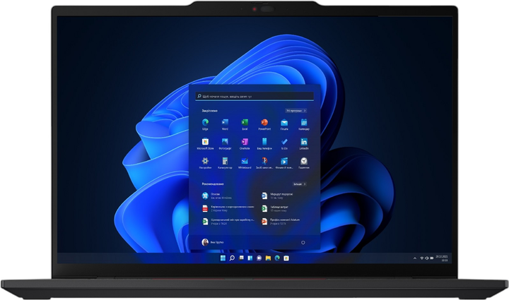 Laptop Lenovo ThinkPad T14s G6 (21M1000MPB) Black - obraz 2
