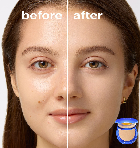 Змінний блок компактного тонального крему Shiseido Sun Uv Protector Spf 30 Medium Ochre 12 г (730852213197) - зображення 2