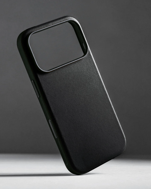 Кожаный чехол Nomad Modern Black для iPhone 17 Pro Max - Фото 2 Кожаный чехол Nomad Modern Black для iPhone 17 Pro Max - изображение 2