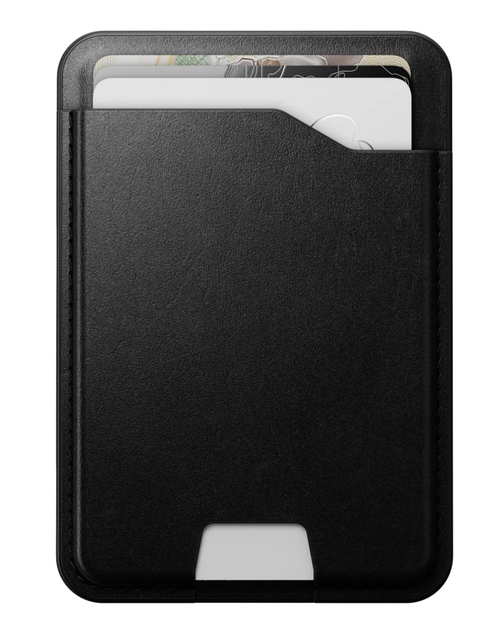 Кожаный кошелек Nomad Mag с Find My Horween Tracking Black - изображение 9