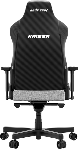 Fotel gamingowy Anda Seat Kaiser 3E Size XL Grey Fabric (AD23YC-XL-09-G-CF-G01) - obraz 4