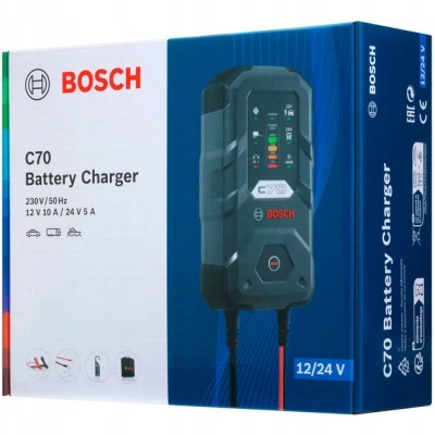 Зарядное устройство Bosch для аккумулятора авто 12V/6V, авто зарядка - изображение 7