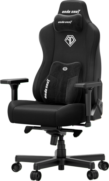 Fotel gamingowy Anda Seat Kaiser 3E XL Black Fabric (AD23YC-XL-09-B-CF-B01) - obraz 3
