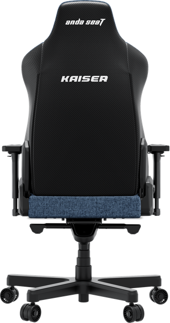 Fotel gamingowy Anda Seat Kaiser 3E XL Dark Blue Fabric (AD23YC-XL-09-S-CF-S01) - obraz 4