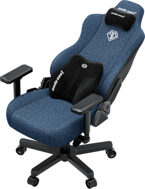 Fotel gamingowy Anda Seat Kaiser 3E XL Dark Blue Fabric (AD23YC-XL-09-S-CF-S01) - obraz 7