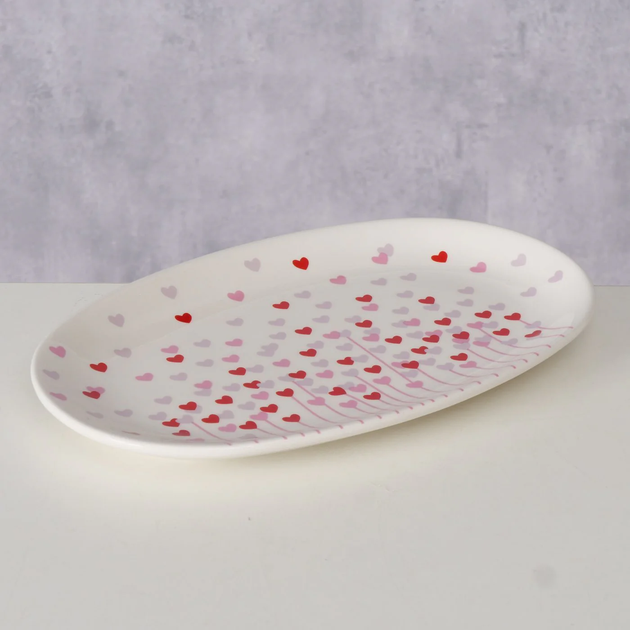 Półmisek Boltze Sherine w serduszka 29 x 18.5 cm (4066076463015) - obraz 3