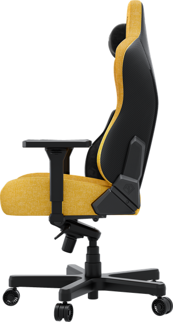 Крісло ігрове Anda Seat Kaiser 3E XL Bright Yellow Fabric (AD23YC-XL-09-Y-CF-Y01) - зображення 5