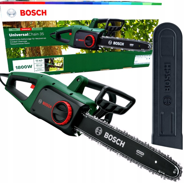 Piła łańcuchowa elektryczna Bosch UniversalChain 35 1800 W (06008B8303) - obraz 2