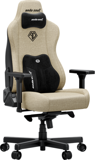 Fotel gamingowy Anda Seat Kaiser 3E XL Beige Fabric (AD23YC-XL-09-I-CF-I01) - obraz 2