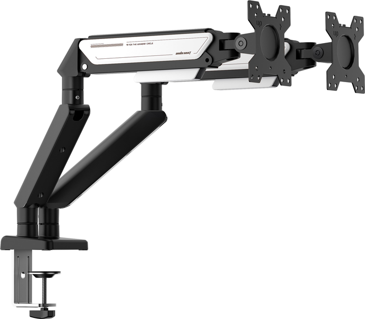 Кронштейн для двох моніторів 17-32" Anda Seat Stealth II Duo Black-White (AD-W-A6D-2S-BW) - зображення 3