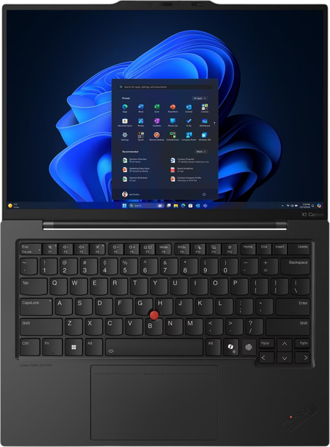 Laptop Lenovo ThinkPad X1 Carbon G13 Aura Edition (21NX00FPMH) Black Paint - obraz 6